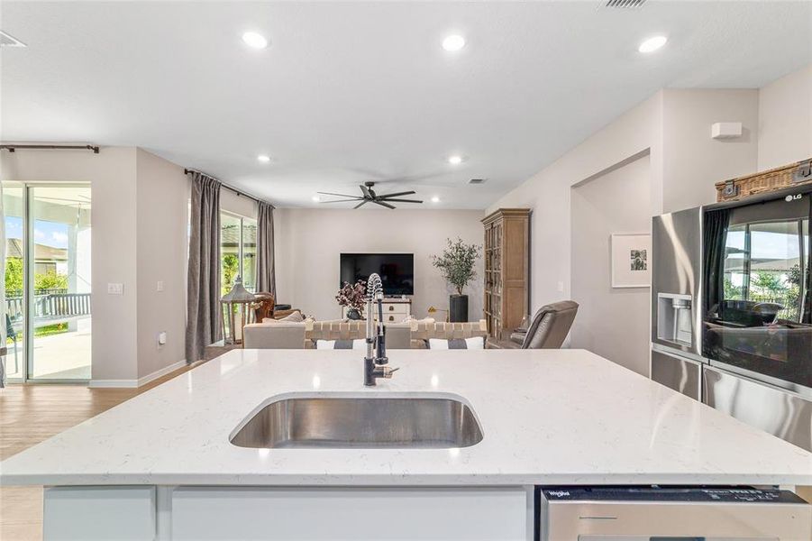 Furnished interior view inside a new home in Del Webb Stone Creek, Ocala (Image 15).