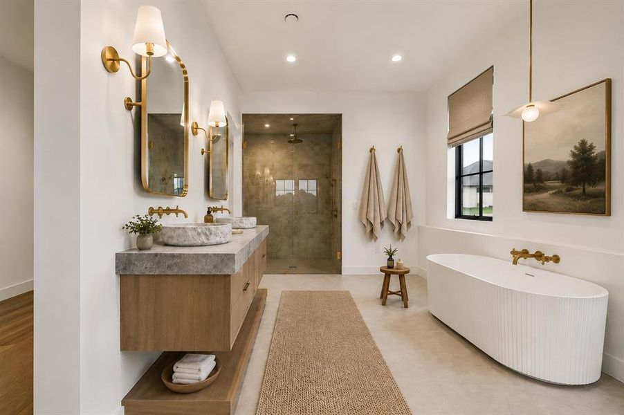Furnished interior view inside a new home in , Weston (Image 6).
