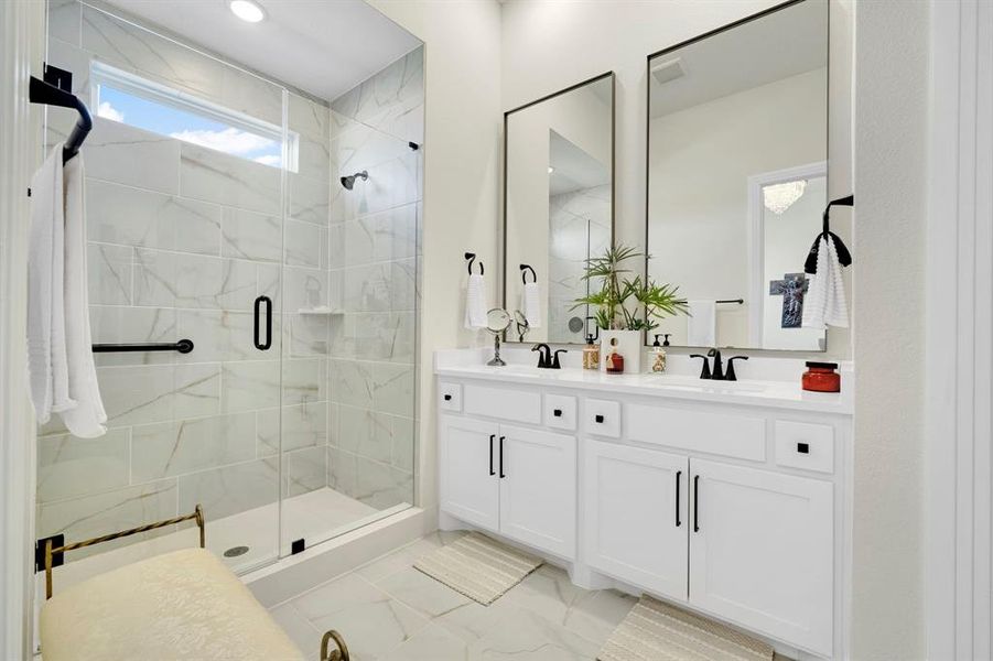 Furnished interior view inside a new home in , Midlothian (Image 31).