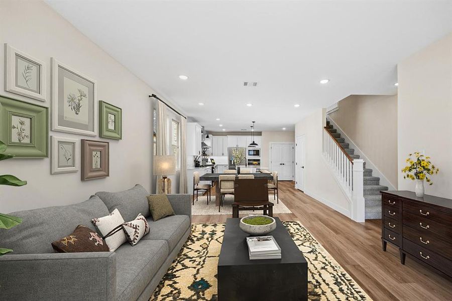 Furnished interior view inside a new home in Heritage Ranch, Sherman (Image 26). Furnished interior view inside a new home in Heritage Ranch, Sherman (Image 26).