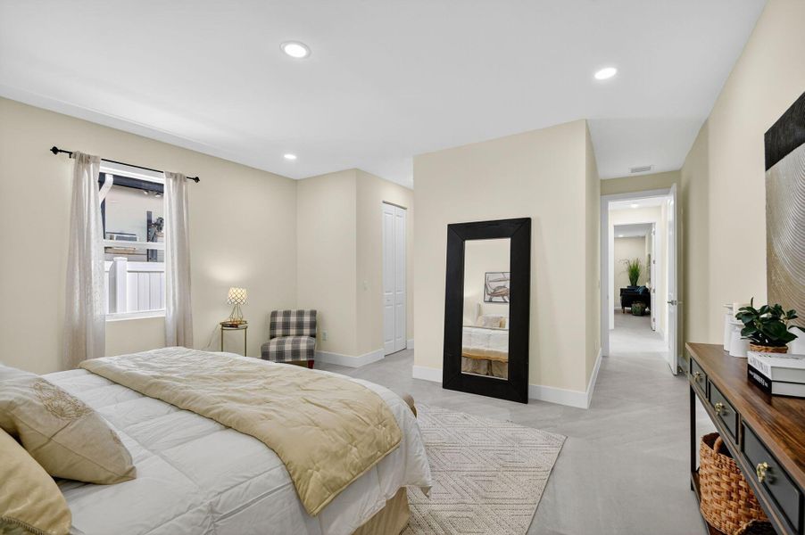 Furnished interior view inside a new home in , Jupiter (Image 8).