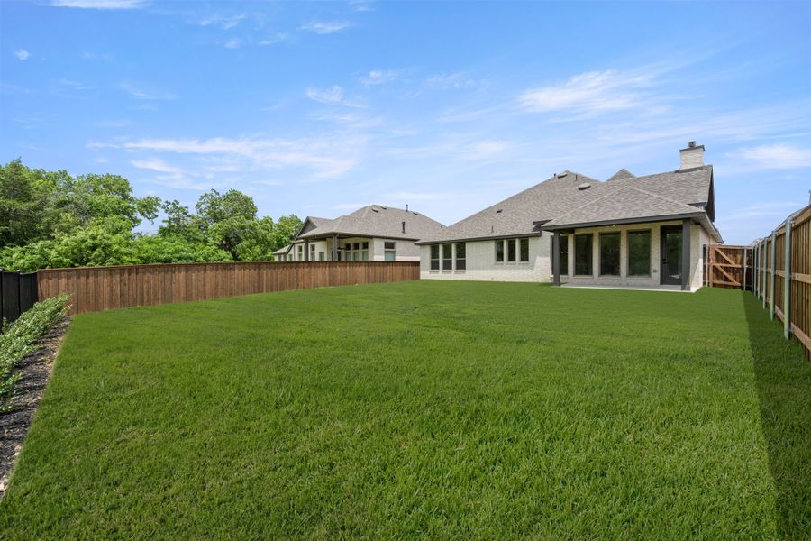 Exterior details and patio area of a home in Redden Farms, Midlothian (Image 2). Exterior details and patio area of a home in Redden Farms, Midlothian (Image 2).