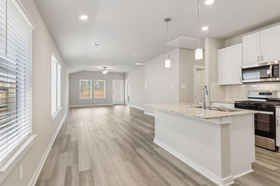 Photo is not of the actual home, but is an inspirational photo of builder’s model home and may depict options, furnishings, and/or decorator features that are not included