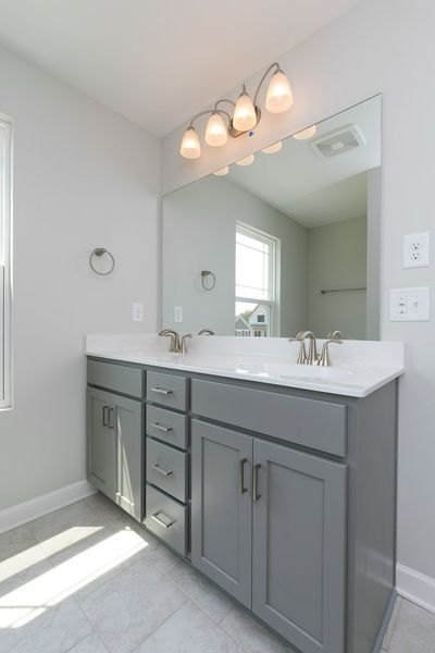 Representative furnished interior of a home built from the Dalton by Parkside Builders in The Parks of Mill Town, Chattanooga (Image 11).