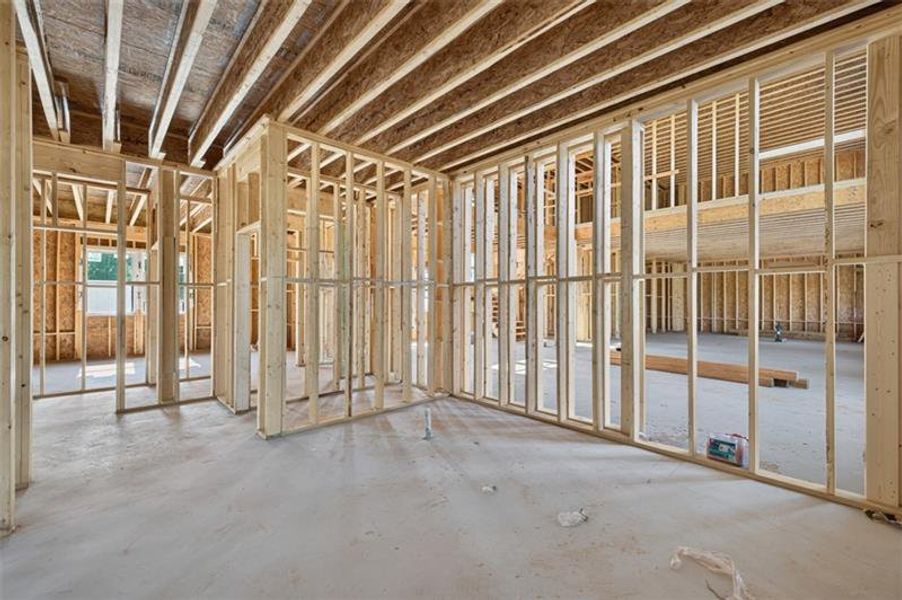 In-progress construction of a new home in , Monticello, GA (Image 25).