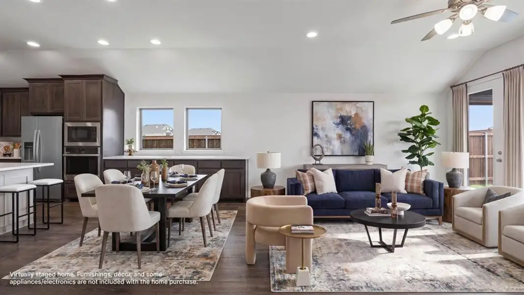 Furnished interior view inside a new home in Meraki, Forney (Image 12).