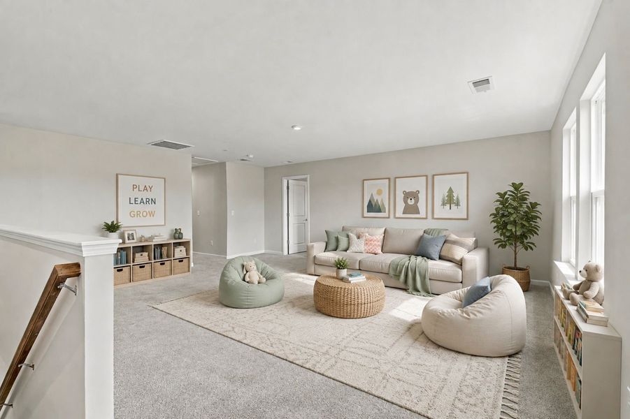Furnished interior view inside a new home in Sweetwater Hills, Moore (Image 26).