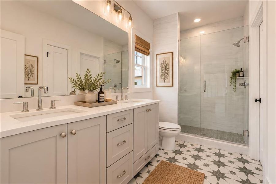 Furnished interior view inside a new home in , Hapeville (Image 13).