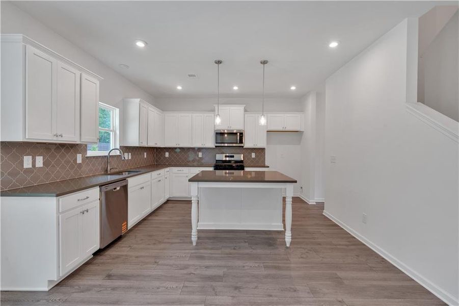 Furnished interior view inside a new home in The Overlook at Factory Shoals, Mableton (Image 8).