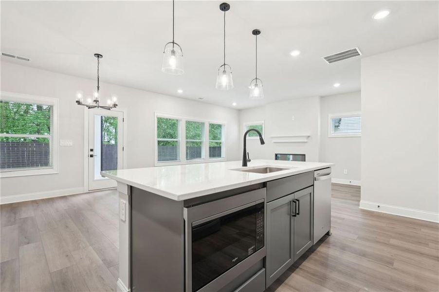 Furnished interior view inside a new home in Hemingway - Reserve Series, Cumming (Image 12).