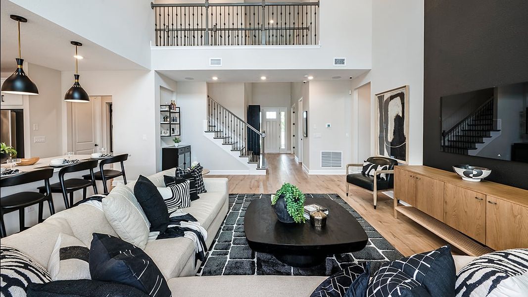 Representative furnished interior of a home built from the Bimini by Taylor Morrison in Ardisia Park, New Smyrna Beach (Image 11).