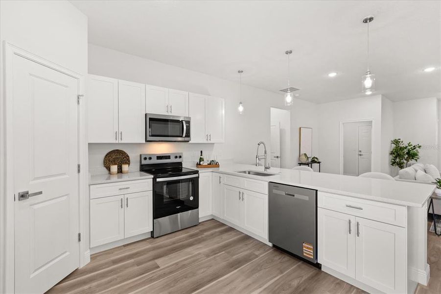 Furnished interior view inside a new home in , Ocala (Image 10).