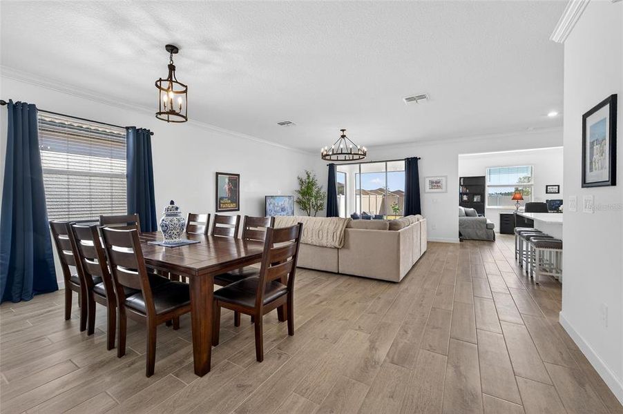 Furnished interior view inside a new home in Southshore Bay Active Adult, Wimauma (Image 52).
