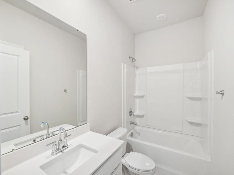 Furnished interior view inside a new home in Harper Landing, Stanley (Image 14).