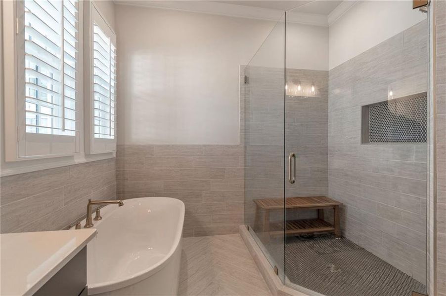 Furnished interior view inside a new home in , Dacula (Image 16).