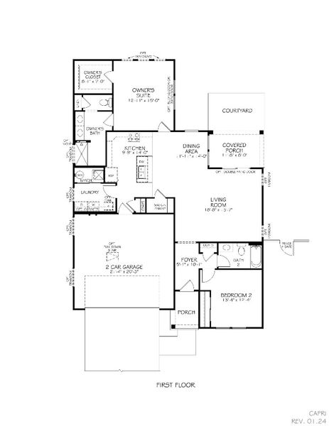 2D floor plan layout of this home in Courtyards by Carrell, Ocean Isle Beach, NC (Image 5). 2D floor plan layout of this home in Courtyards by Carrell, Ocean Isle Beach, NC (Image 5).