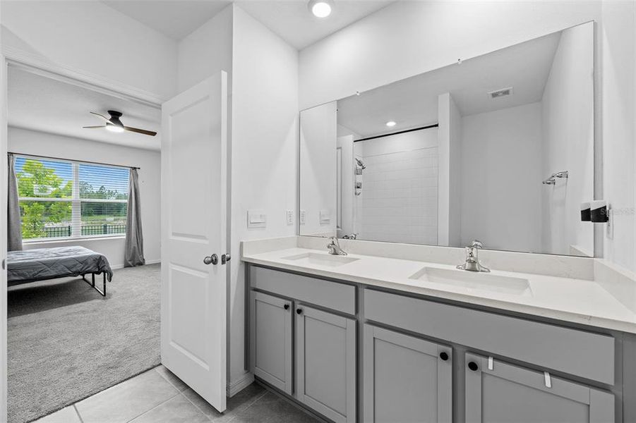 Furnished interior view inside a new home in Northwater at Two Rivers, Zephyrhills (Image 17).
