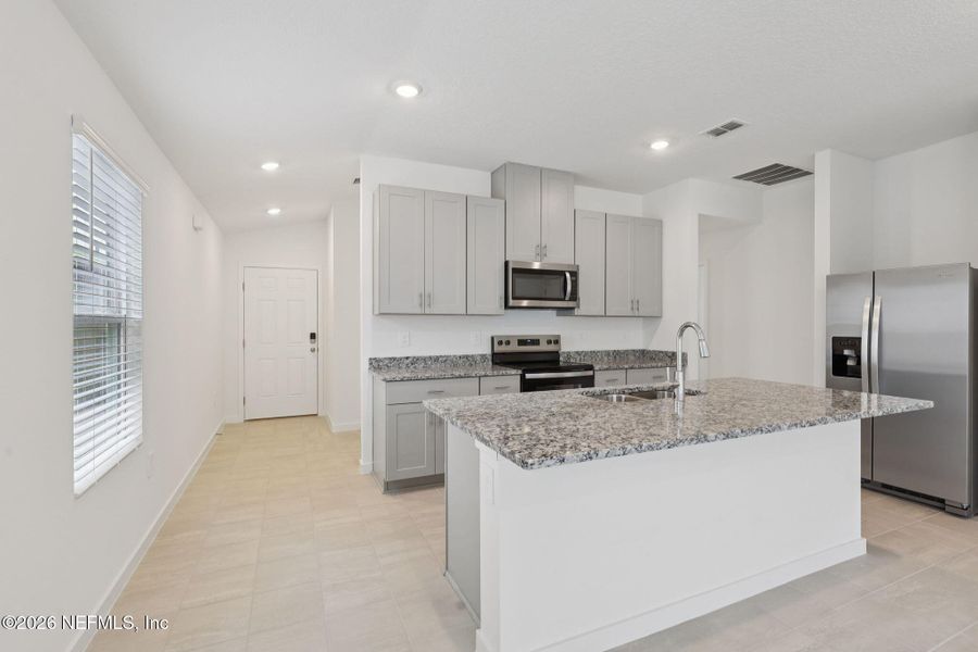 Furnished interior view inside a new home in Kings Preserve, Jacksonville (Image 7).