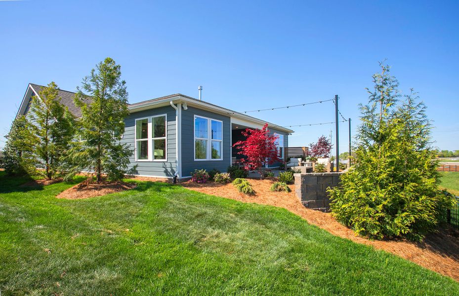 Palmary Patio in new homes for 55+ Active Adult community in Del Webb Barton Village