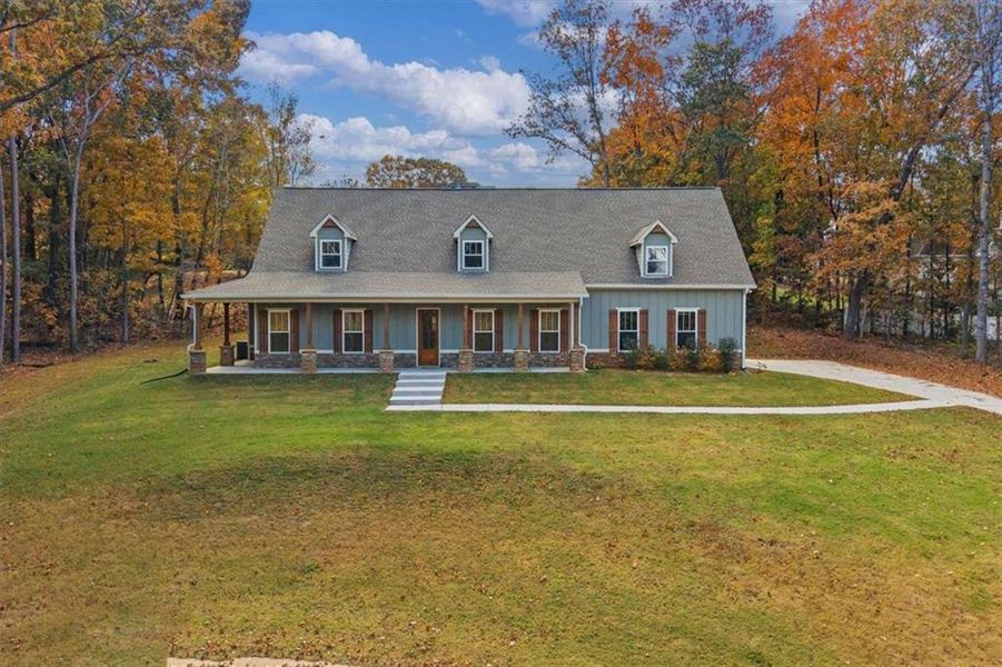 Front exterior of a new home in , Villa Rica, GA, highlighting curb appeal (Image 1).