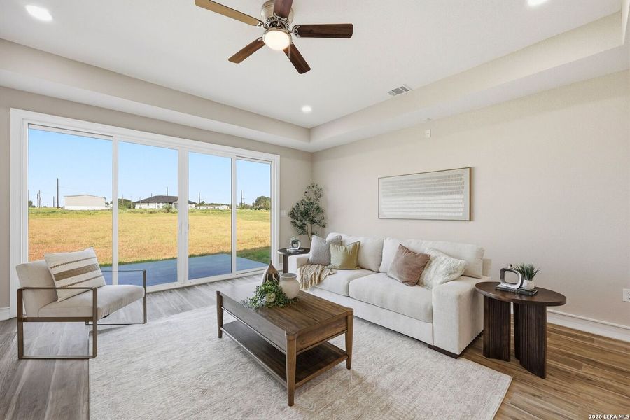 Furnished interior view inside a new home in , Atascosa (Image 19).