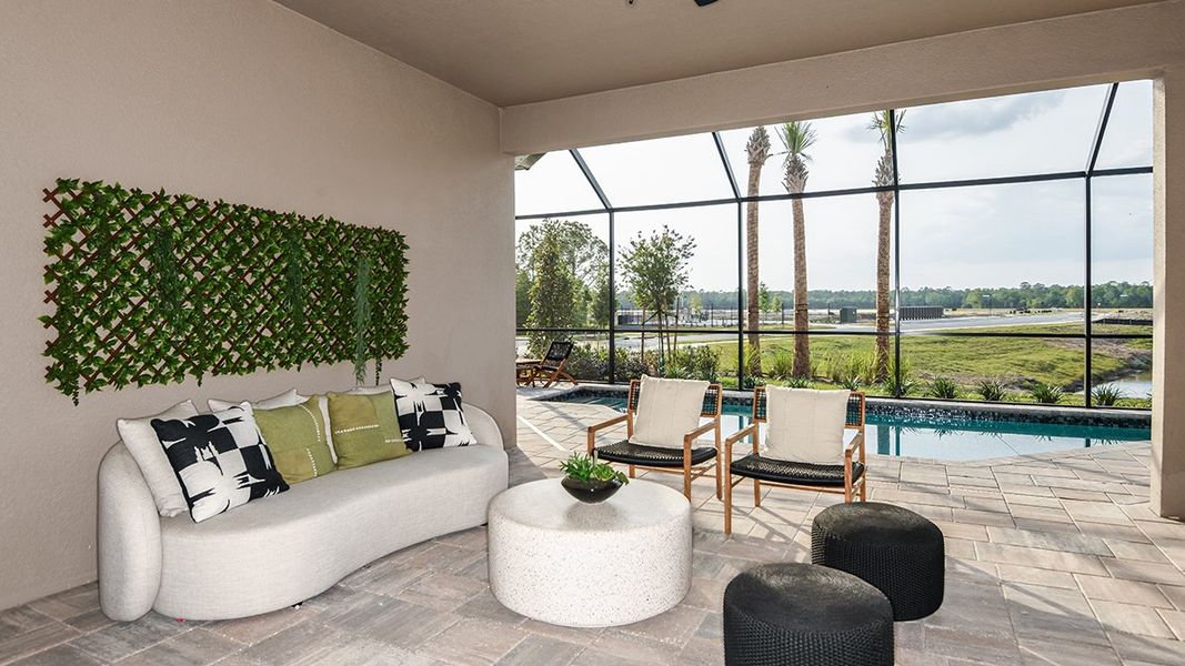 Representative furnished interior of a home built from the Pallazio by Taylor Morrison in Westview Community Group Page, Kissimmee (Image 25).