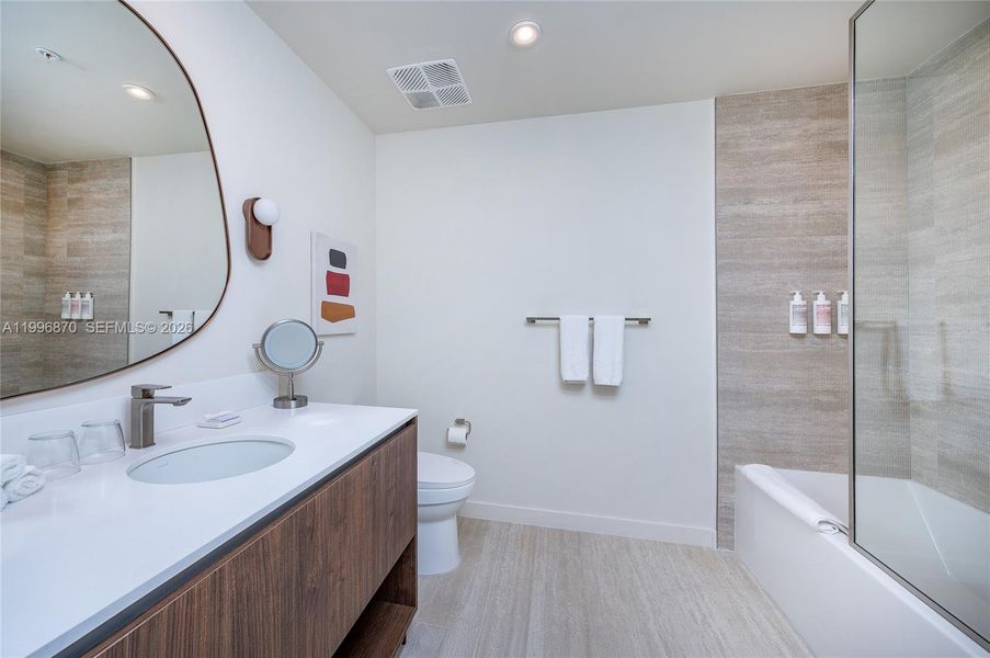 Furnished interior view inside a new home in Domus Brickell Park, Miami (Image 8).