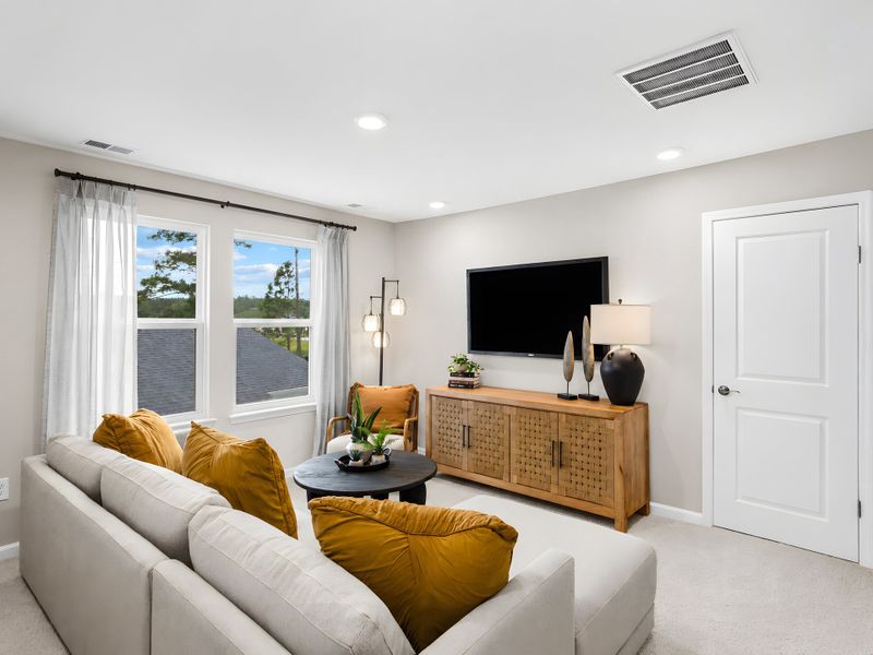 Representative furnished interior of a home built from the The Cherry Grove by Chesapeake Homes in Heritage Park at Longs, Longs (Image 17).