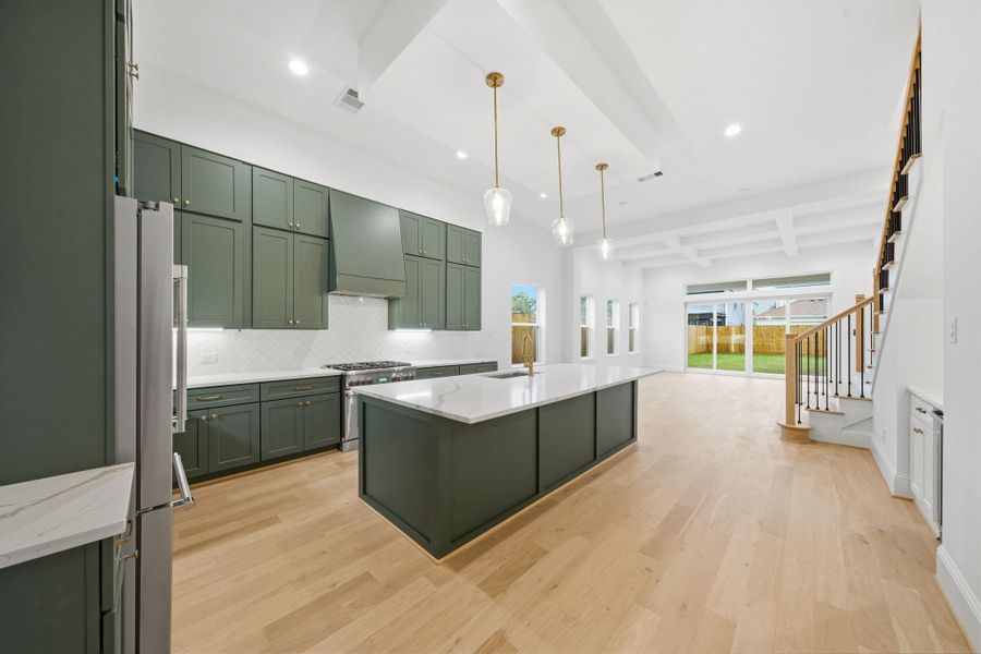 Furnished interior view inside a new home in , Houston (Image 16).