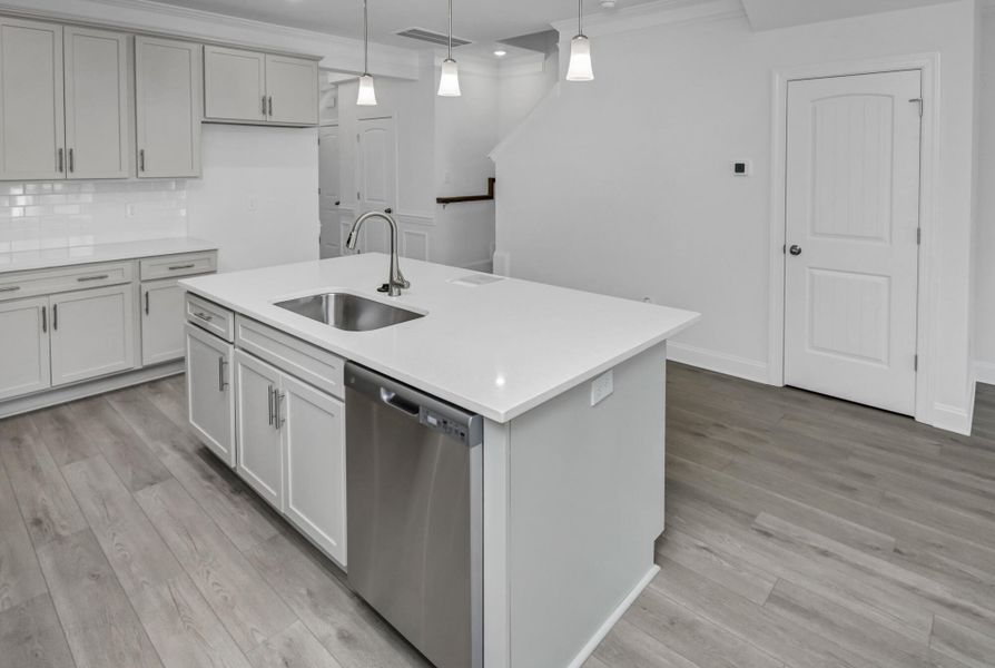 Furnished interior view inside a new home in Lake Carolina Townhomes, Columbia (Image 12).