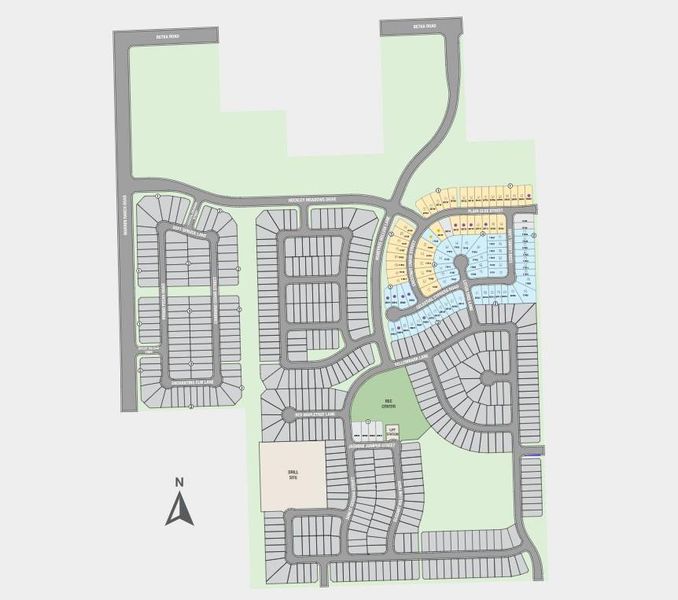 Hockley Meadows Site Map