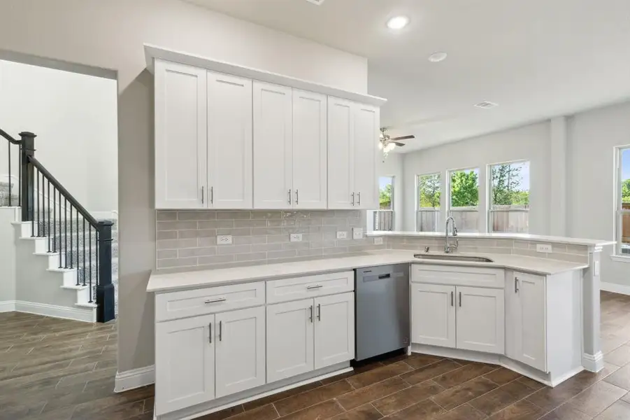 Furnished interior view inside a new home in Villas of Middleton, Plano (Image 4).