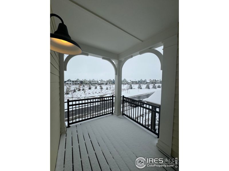 Exterior details and patio area of a home in Westerly, Erie (Image 1).