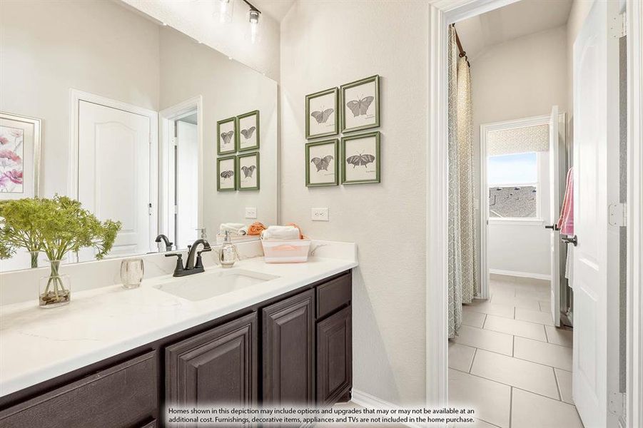 Furnished interior view inside a new home in The Lakes at Parks of Aledo, Aledo (Image 11).