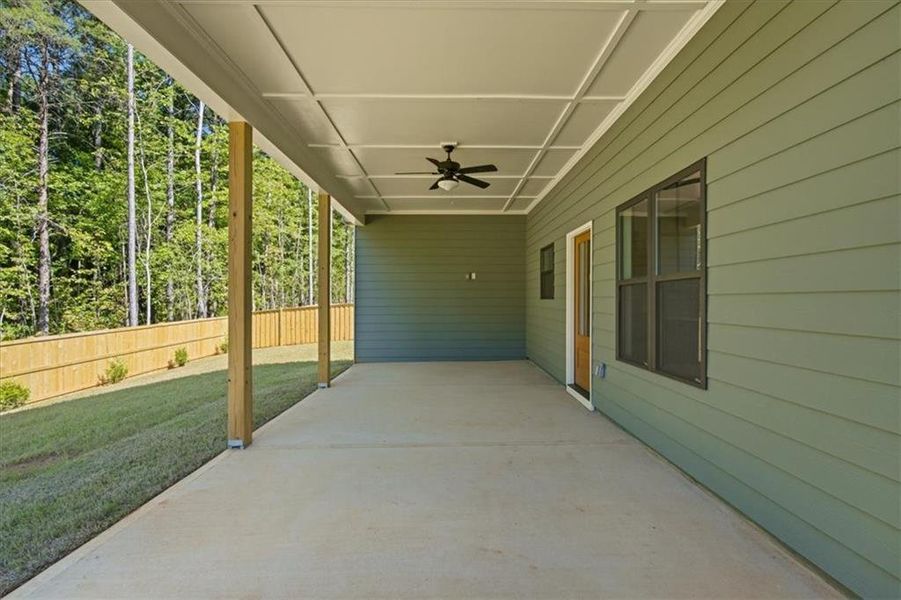 Exterior details and patio area of a home in , Rockmart (Image 33). Exterior details and patio area of a home in , Rockmart (Image 33).