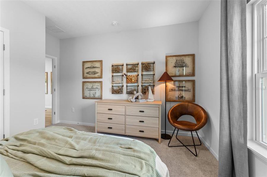 Furnished interior view inside a new home in The Cypress Series at Reserve East, Flagler Beach (Image 15). Furnished interior view inside a new home in The Cypress Series at Reserve East, Flagler Beach (Image 15).