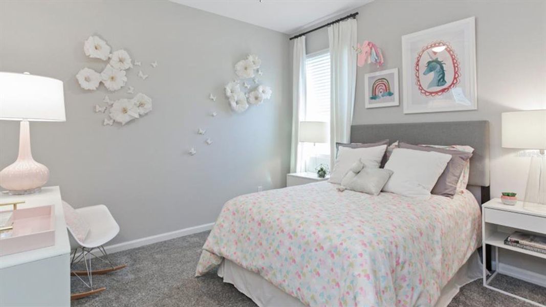 Furnished interior view inside a new home in , Clermont (Image 8). Furnished interior view inside a new home in , Clermont (Image 8).