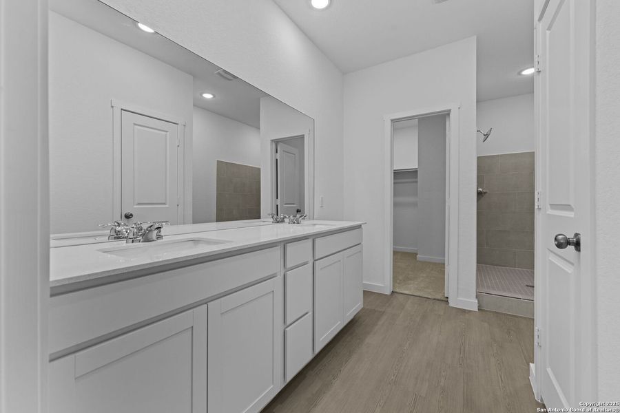 Furnished interior view inside a new home in Parkside: Coastline Collection, New Braunfels (Image 9).