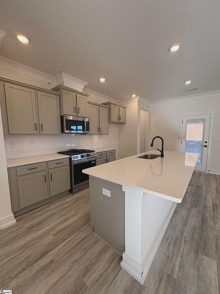 Furnished interior view inside a new home in Hidden Lake Estates, Greenville (Image 4).