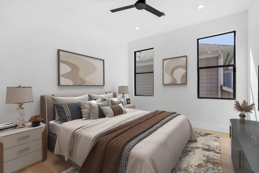 Bedroom 4 Staged