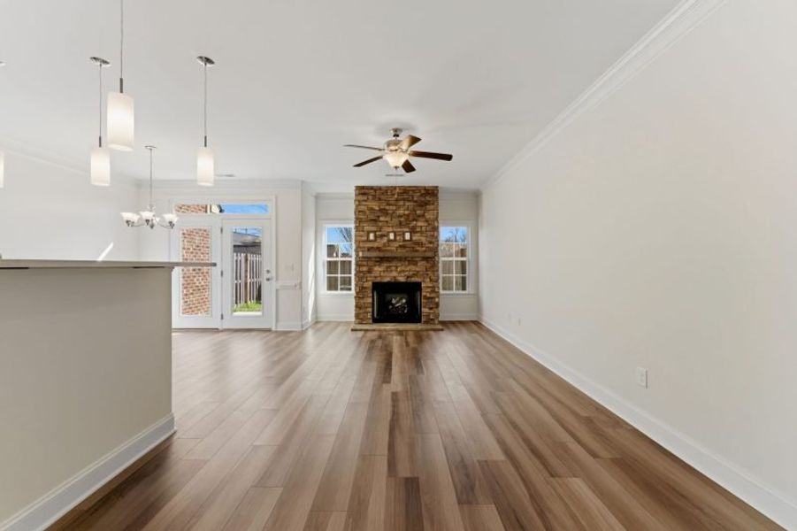 Representative unfurnished interior of a home built from the Cayman by Keystone Homes NC in Weybridge, Burlington (Image 52). Representative unfurnished interior of a home built from the Cayman by Keystone Homes NC in Weybridge, Burlington (Image 52).