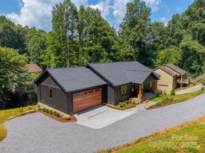 Front exterior of a new home in , Sylva, NC, highlighting curb appeal (Image 20).