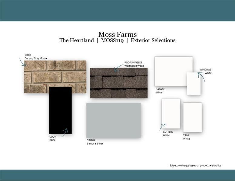 Sample of building materials used in homes in Moss Farm, White House (Image 34). Sample of building materials used in homes in Moss Farm, White House (Image 34).