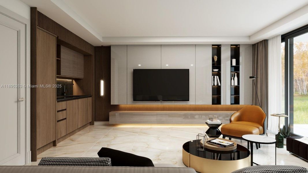 Furnished interior view inside a new home in , Fort Lauderdale (Image 10). Furnished interior view inside a new home in , Fort Lauderdale (Image 10).