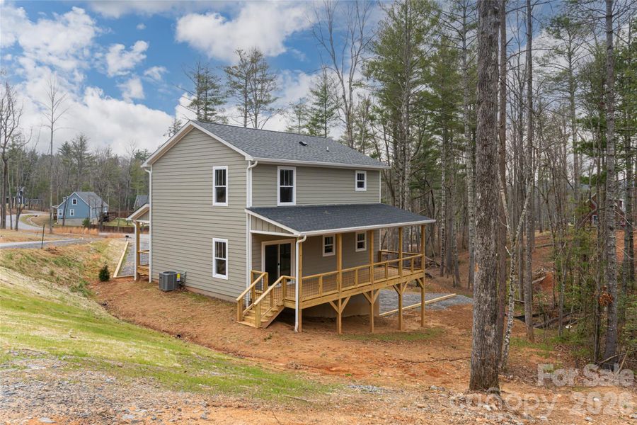 Exterior details and patio area of a home in , Fairview (Image 25).