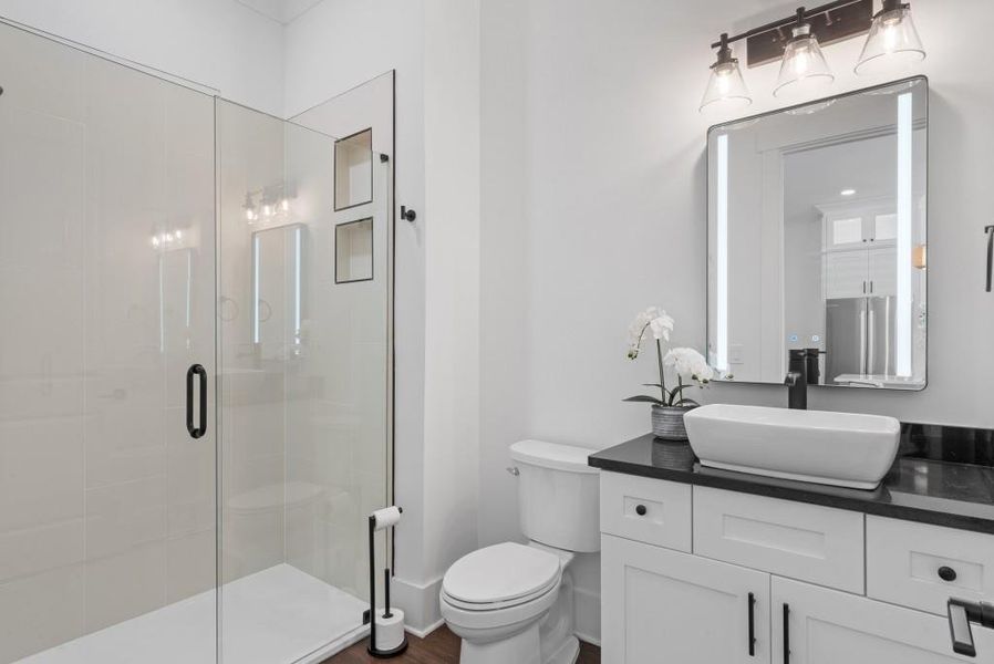 Furnished interior view inside a new home in , Stockbridge (Image 37).