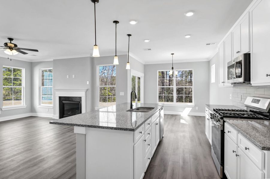 Furnished interior view inside a new home in Ashton Lakes, Lexington (Image 6).