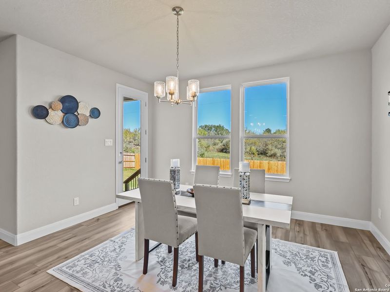 Furnished interior view inside a new home in The Reserve at Potranco Oaks, Castroville (Image 15).