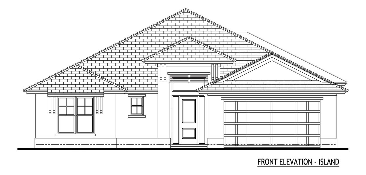 Representative exterior photo of a completed home built from the Fraser by GHO Homes in Ravens Landing, Vero Beach, FL (Image 1).