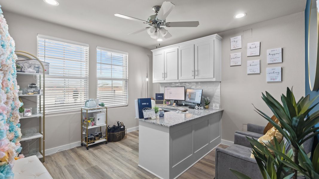 Furnished interior view inside a new home in Homestead at Parks Bell Ranch, Odessa (Image 16).